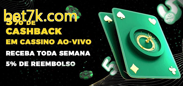 Promoções do cassino ao Vivo bet7k.com